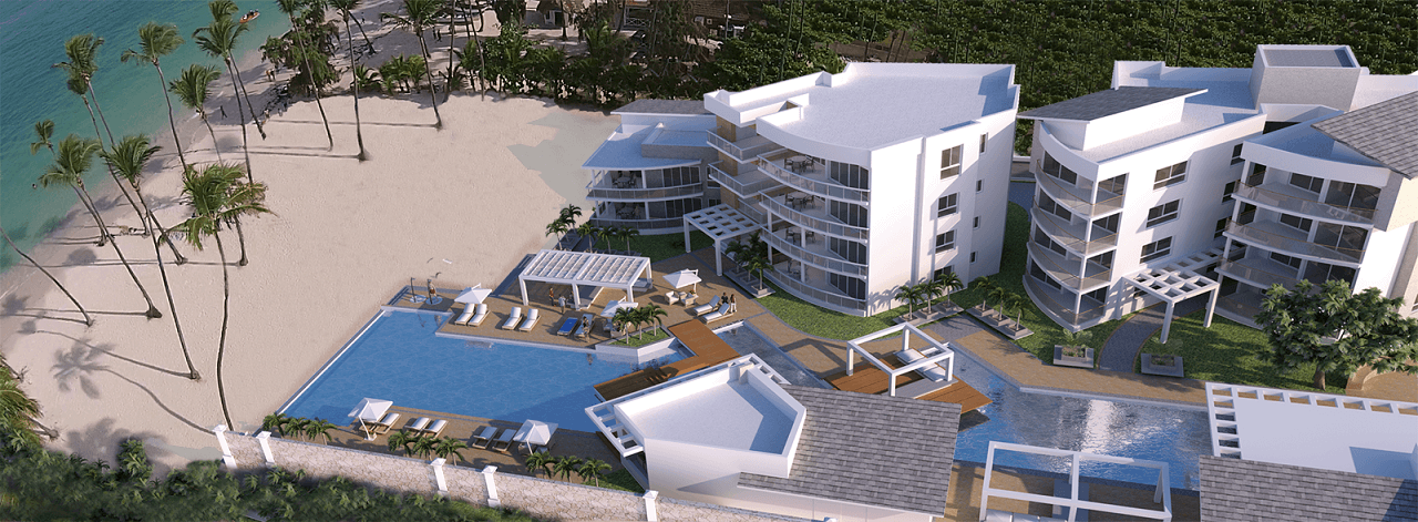 Апартаменты Playa Coral на белоснежном пляже Playa Bavaro с видом на океан